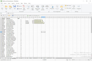 Captura de pantalla de un archivo .pmvx en SoftMaker Office PlanMaker 2018
