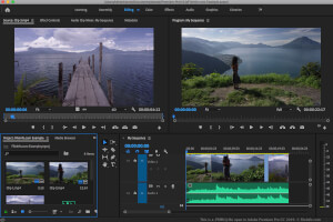 Captura de pantalla de un archivo .prproj en Adobe Premiere Pro CC 2019