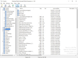Captura de pantalla de un archivo .vvv en VVV (Virtual Volumes View) 1.3